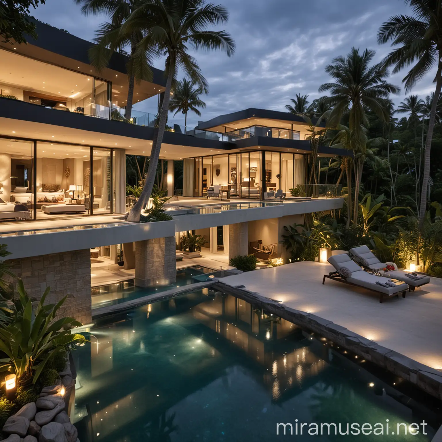 Luxurious Modern Villa with Panoramic Ocean Views in Koh Samui