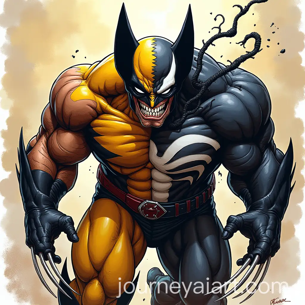 Wolverine-and-Venom-Symbiosis-Fusion-Artwork-Featuring-Chubby-Grandpa-Transformation