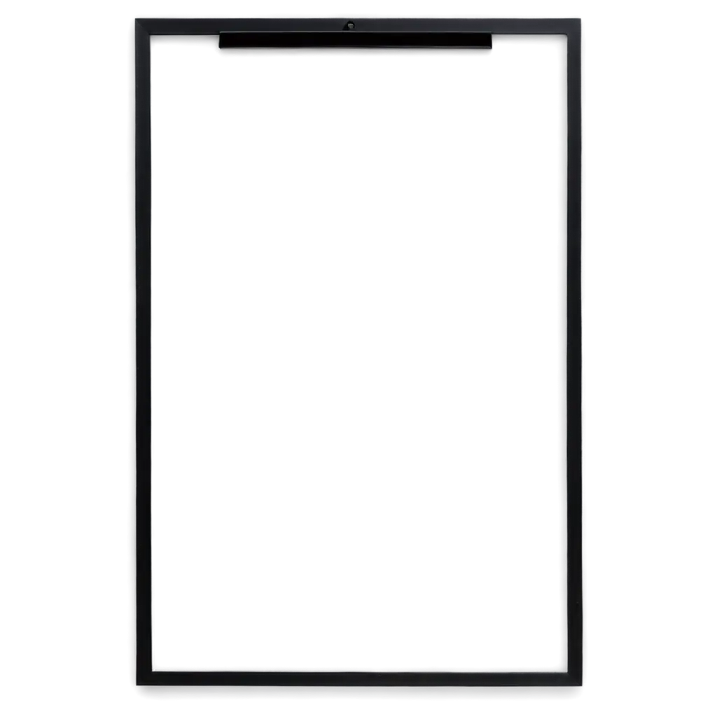 HighQuality-PNG-Image-of-a-White-A4-Instruction-Page-in-a-Black-Frame