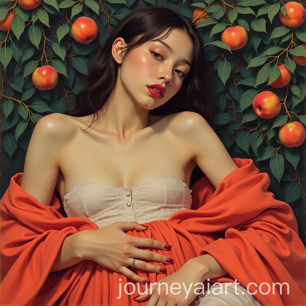 Modern-Techno-Rave-Interpretation-of-Serovs-Girl-with-Peaches