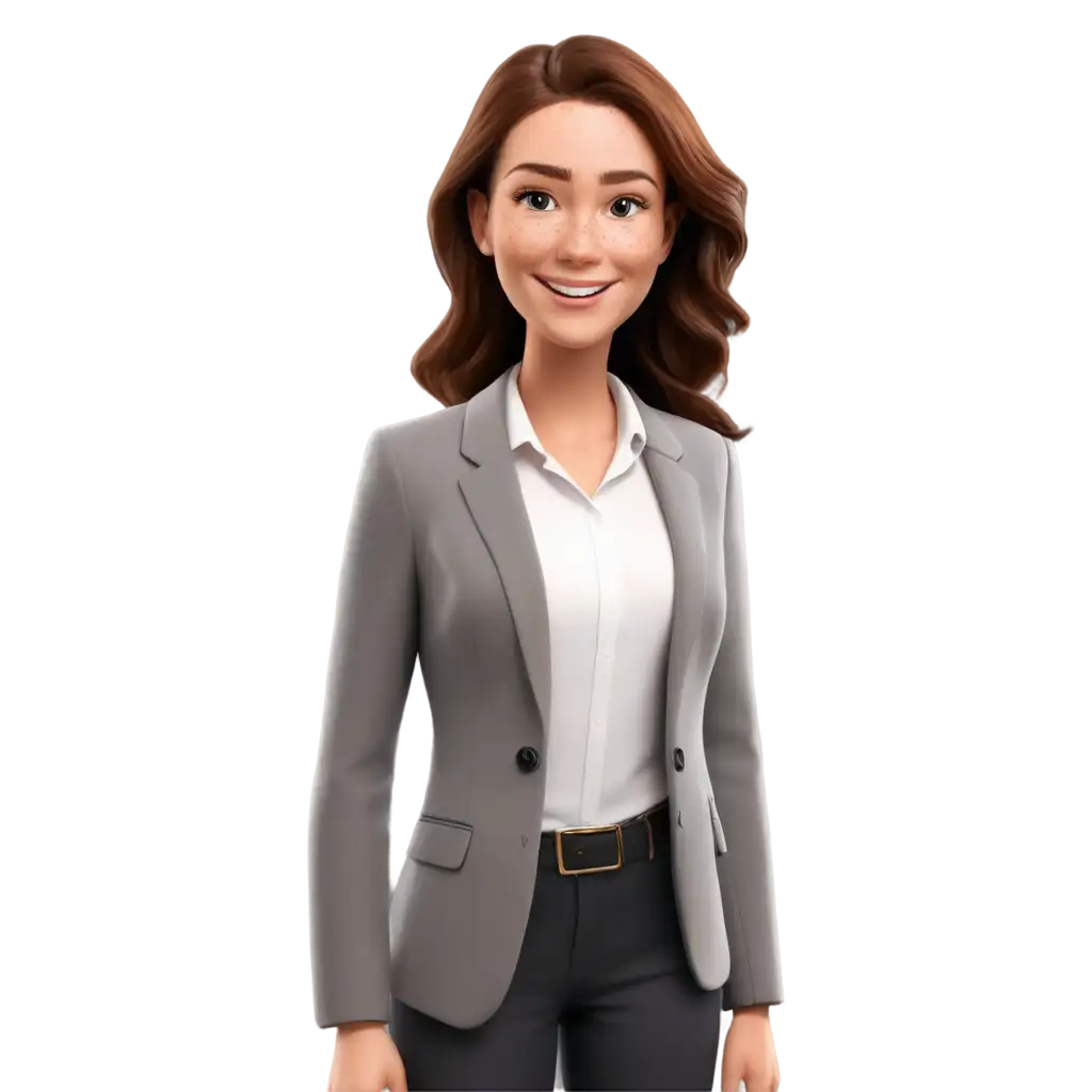 Create-a-PNG-Avatar-of-a-Businesswoman-with-Medium-Brown-Hair-and-Freckles