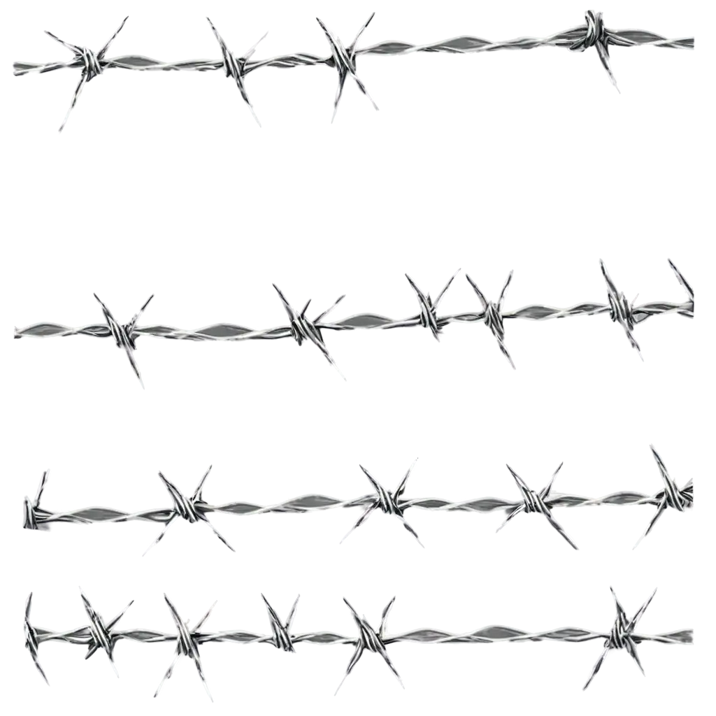 HighQuality-PNG-Image-of-a-Barbed-Wire-Metal-Fence-SEOOptimized-Title