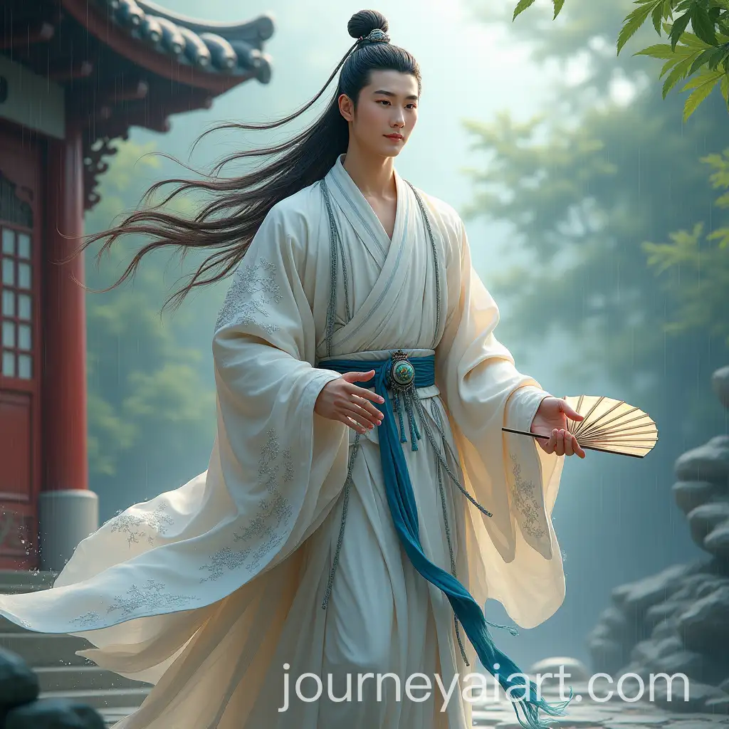 Handsome-Chinese-Antique-Man-with-Sword-Eyebrows-and-Starry-Eyes