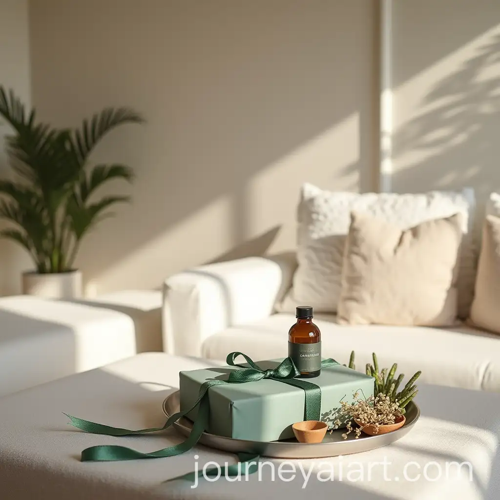 Luxurious-Christmas-Spa-with-Essential-Oils-and-Festive-Decorations