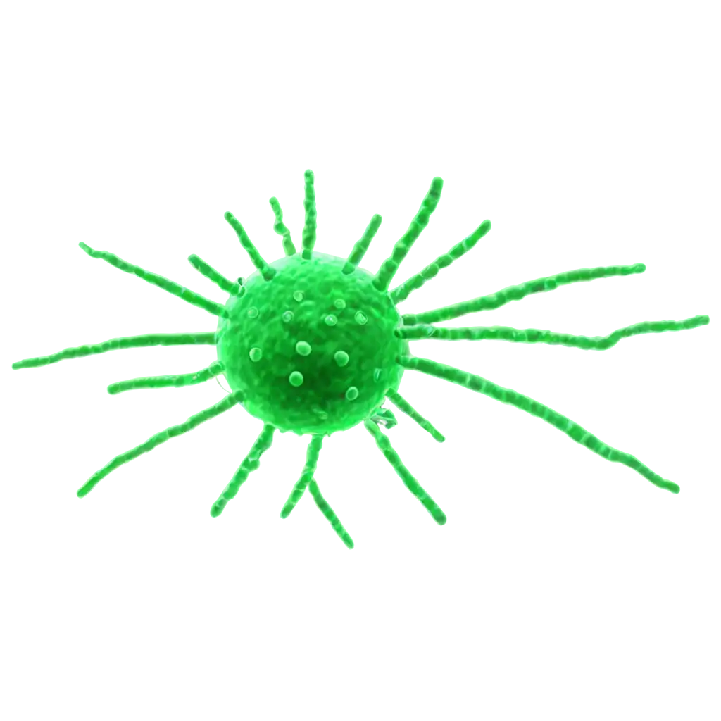 Green-Microbe-PNG-Image-HighQuality-Transparent-Artwork-for-Diverse-Uses