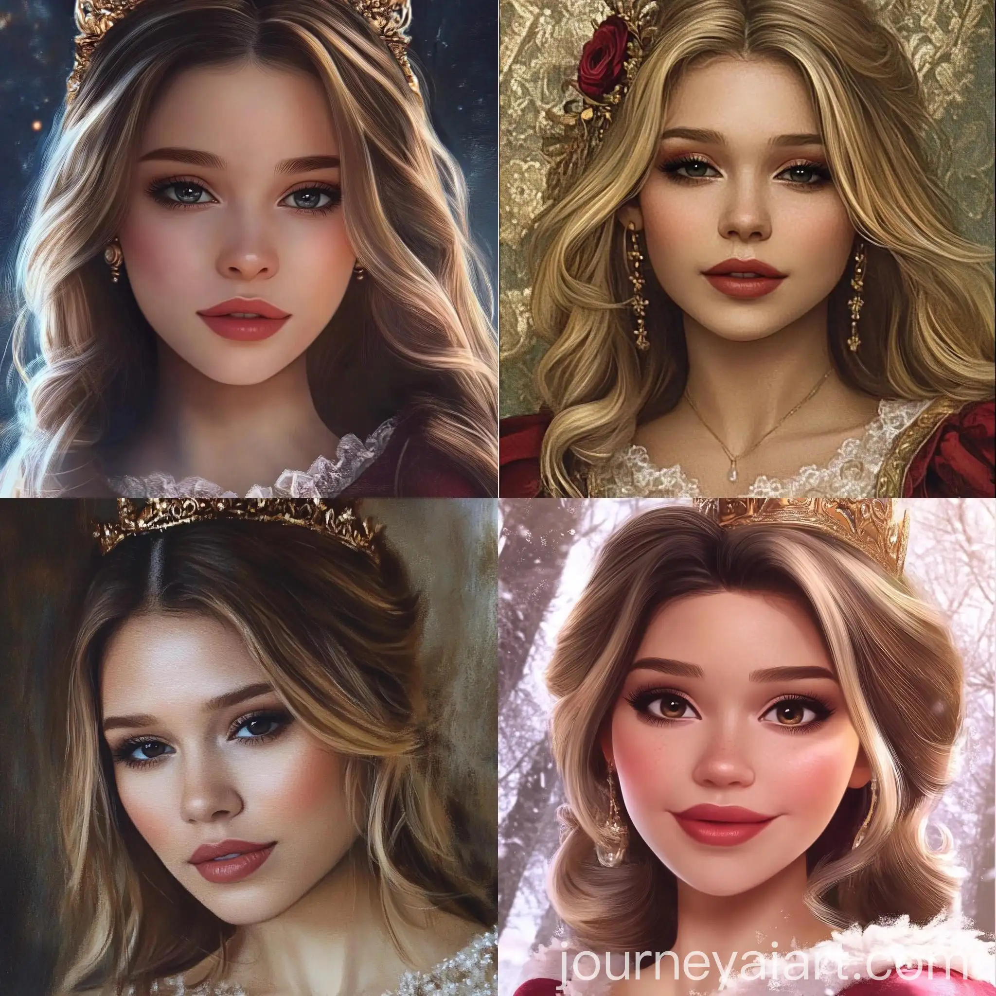 Princess-in-Enchanted-Forest-Fantasy-Art-Illustration