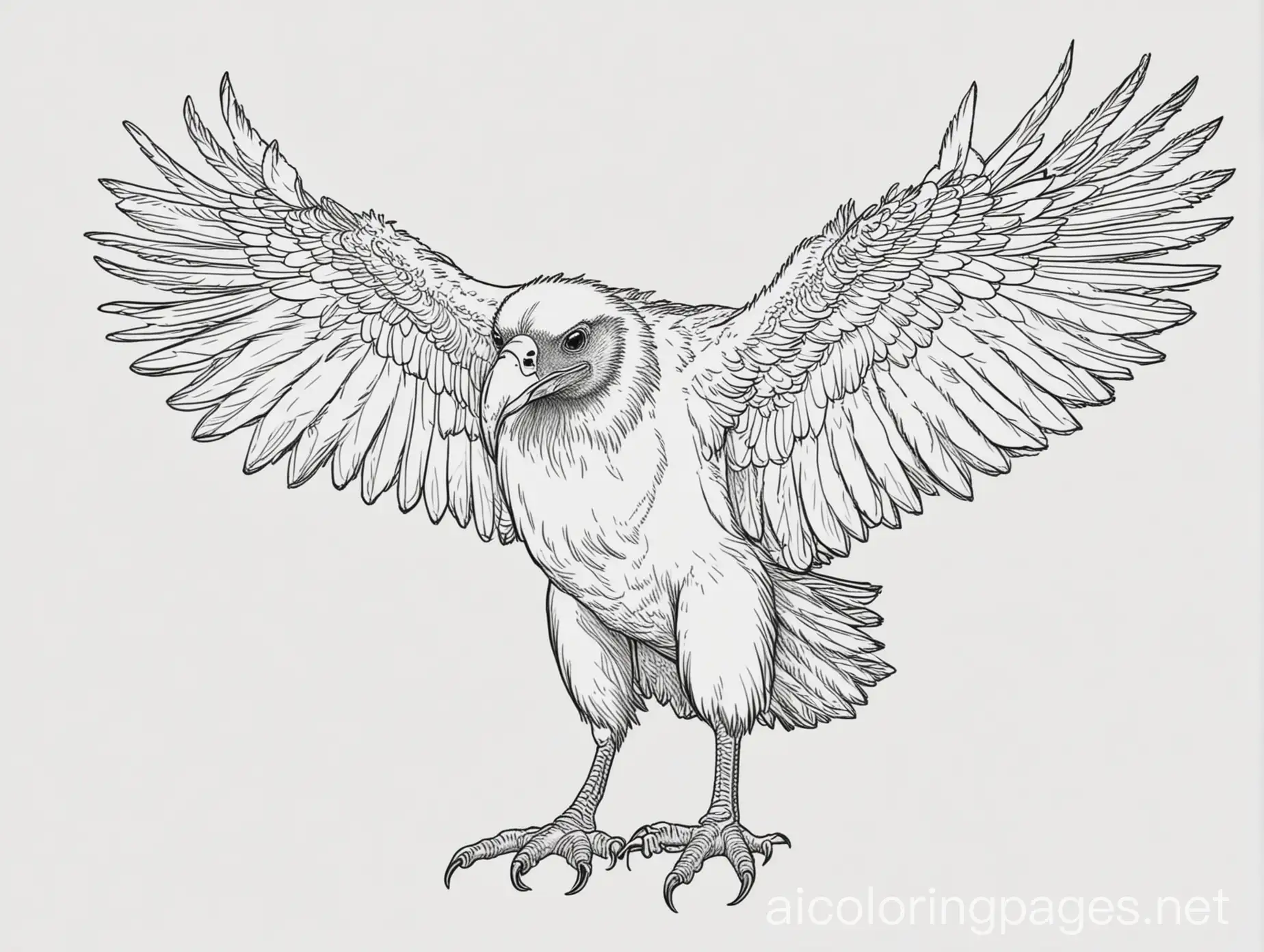 Simplistic-Vulture-Coloring-Page-for-Kids