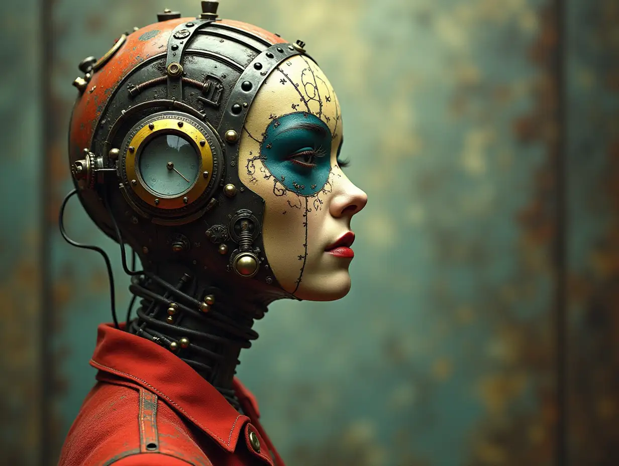 Surrealist questions for the artificial unconscious of Steampunk