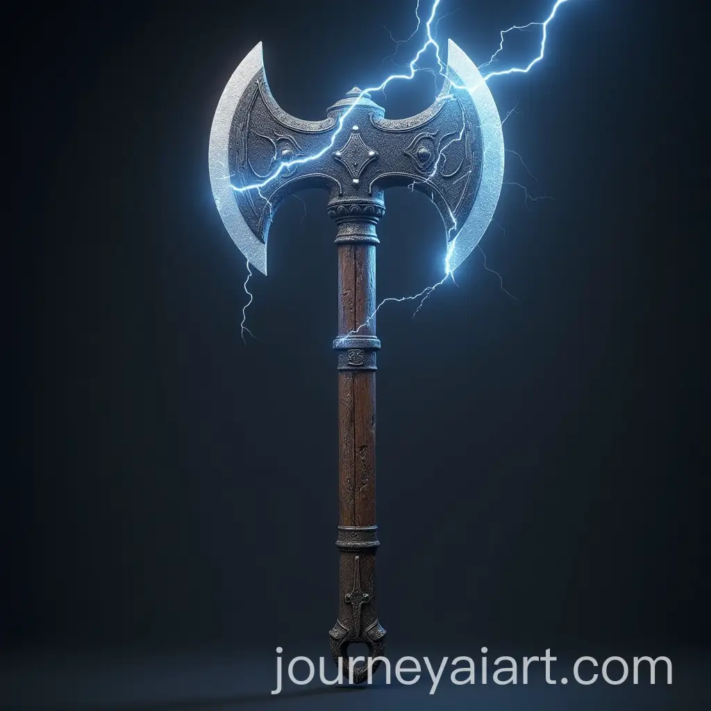 Hybrid-Thunder-Weapon-Half-Axe-Half-Hammer-with-Electric-Energy