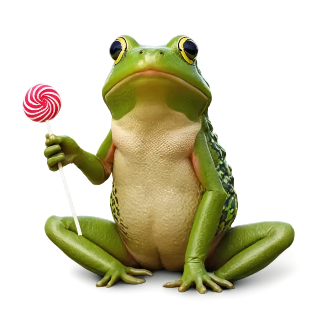 Colorful-Frog-with-Lollipop-PNG-Image-Playful-and-Whimsical-Art-for-Online-Content