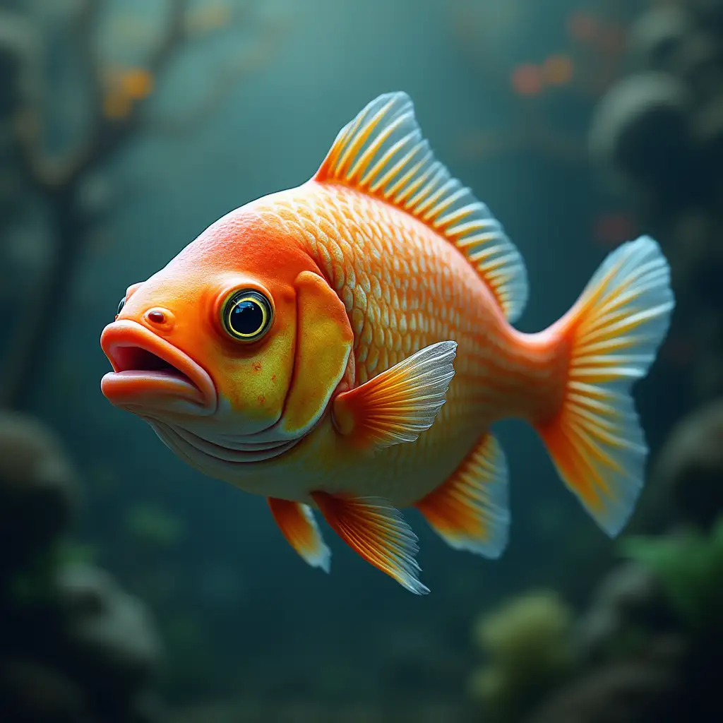 Fish, photorealistic