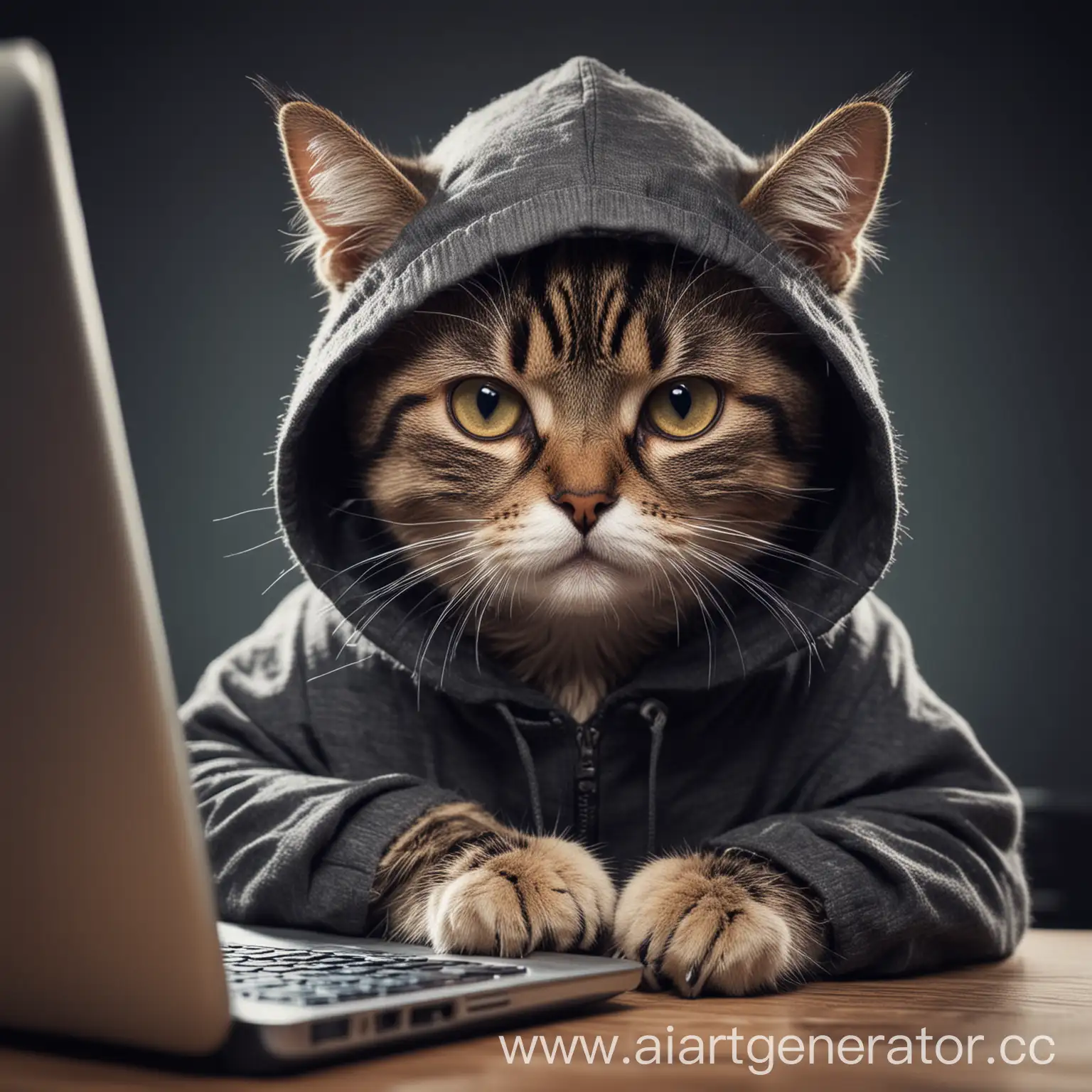 Sly-Hacker-Cat-Attempting-Data-Theft