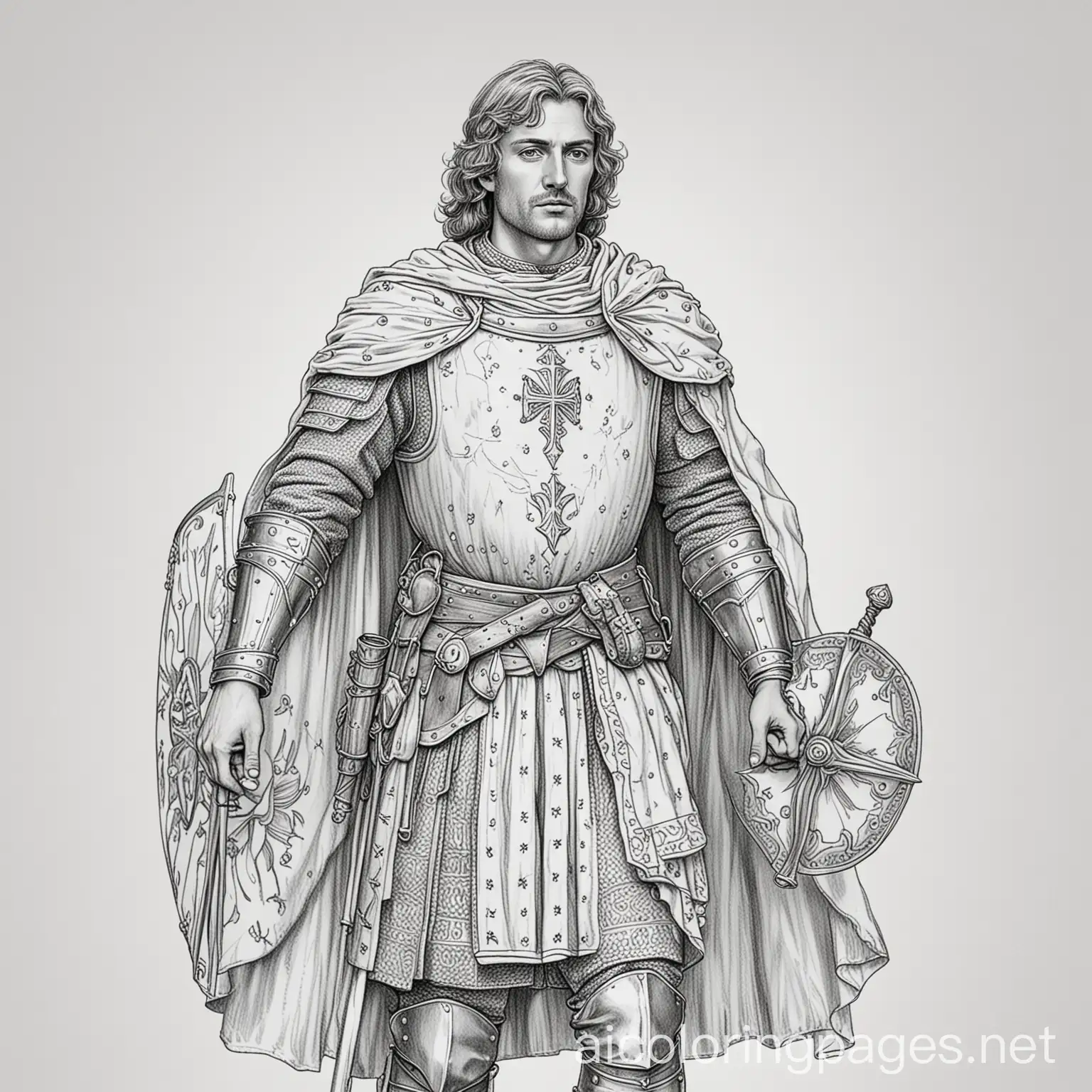 Medieval-Crusader-Knight-Coloring-Page-for-Children