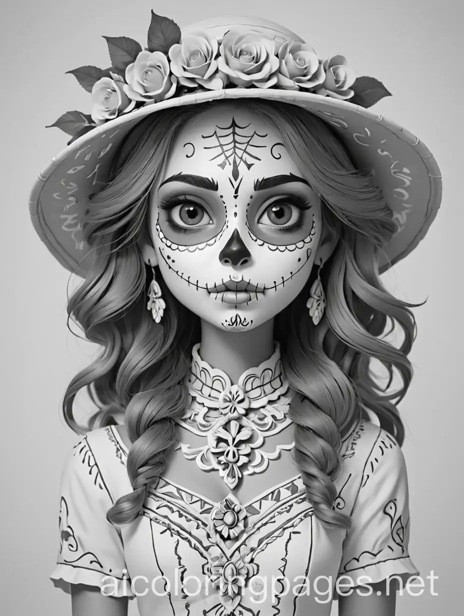 Calaverita-Da-de-los-Muertos-Coloring-Page-for-Kids