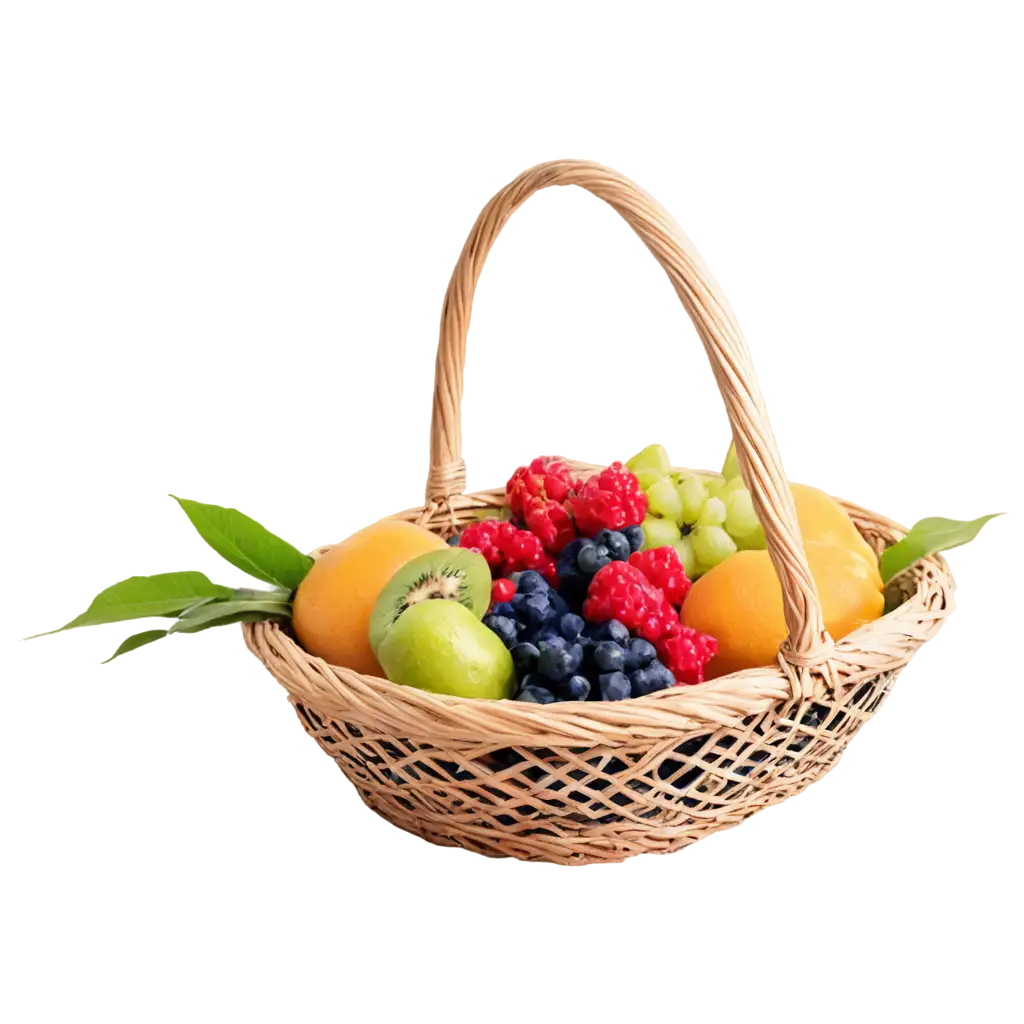 Stunning-PNG-Image-A-Colorful-Basket-Overflowing-with-Fresh-Fruits-and-Berries