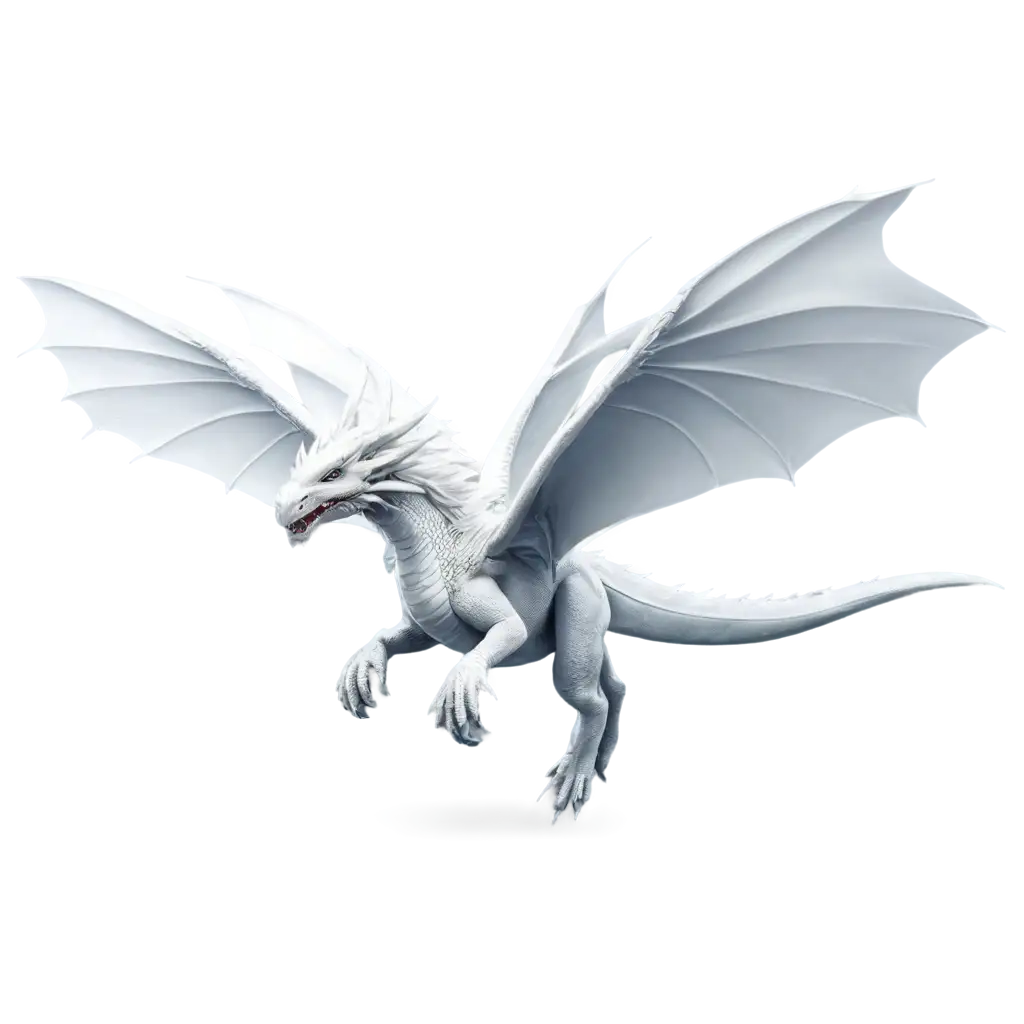 Fantasy-Style-White-Dragon-Flying-PNG-Image-for-Mythical-Creatures-Enthusiasts