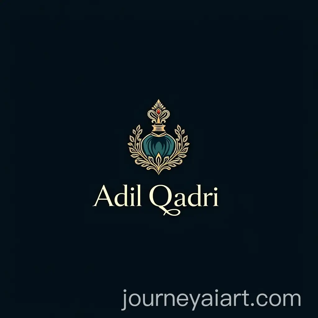 Luxurious-Logo-Design-for-Adil-Qadri-Indian-Perfumer-Brand
