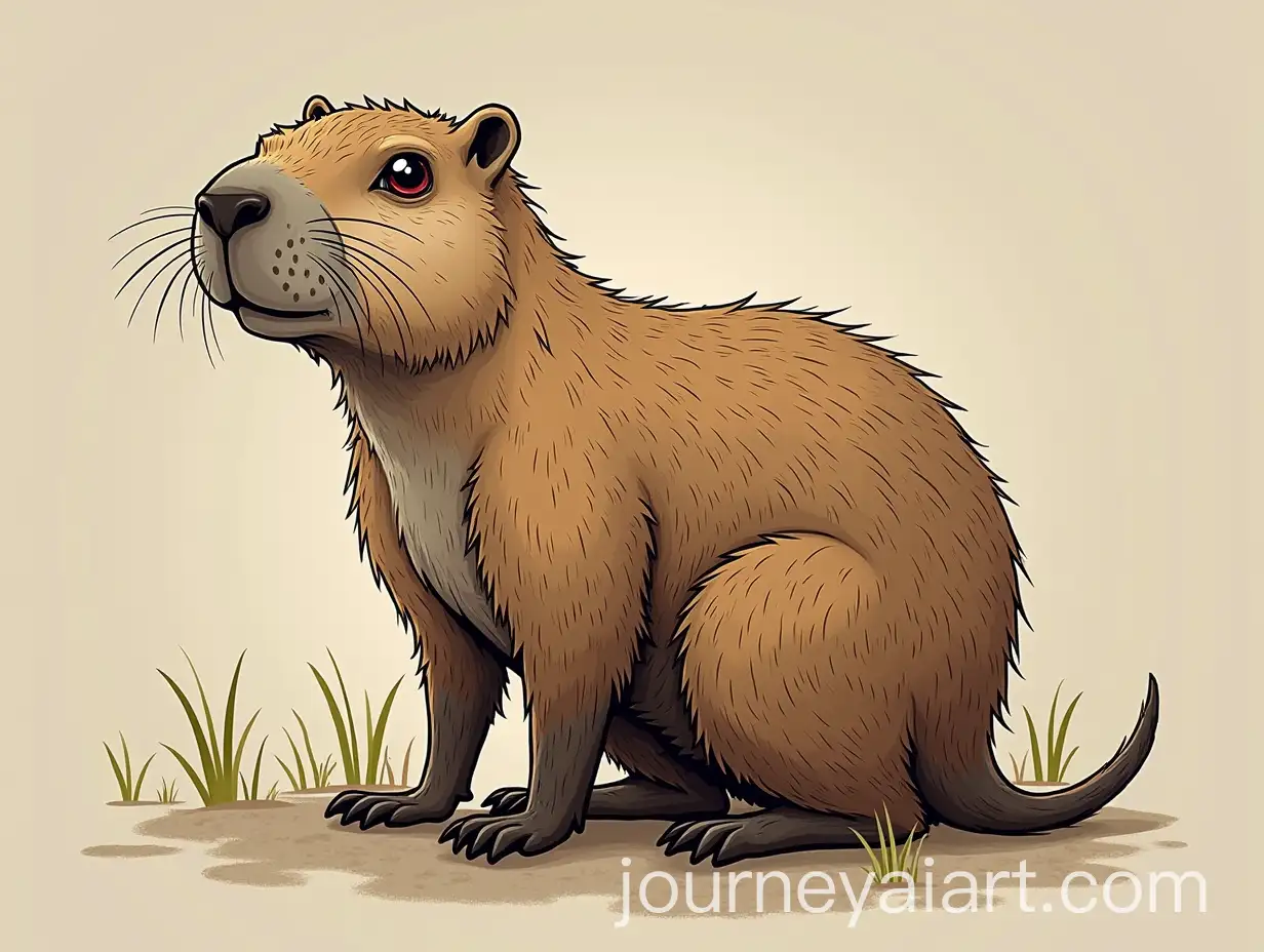Adorable-Capybaras-Frolicking-in-a-Lush-Green-Meadow