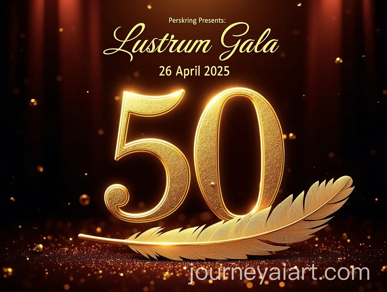 Luxurious-50th-Anniversary-Gala-Invitation-Design-with-Golden-50-and-Velvet-Background