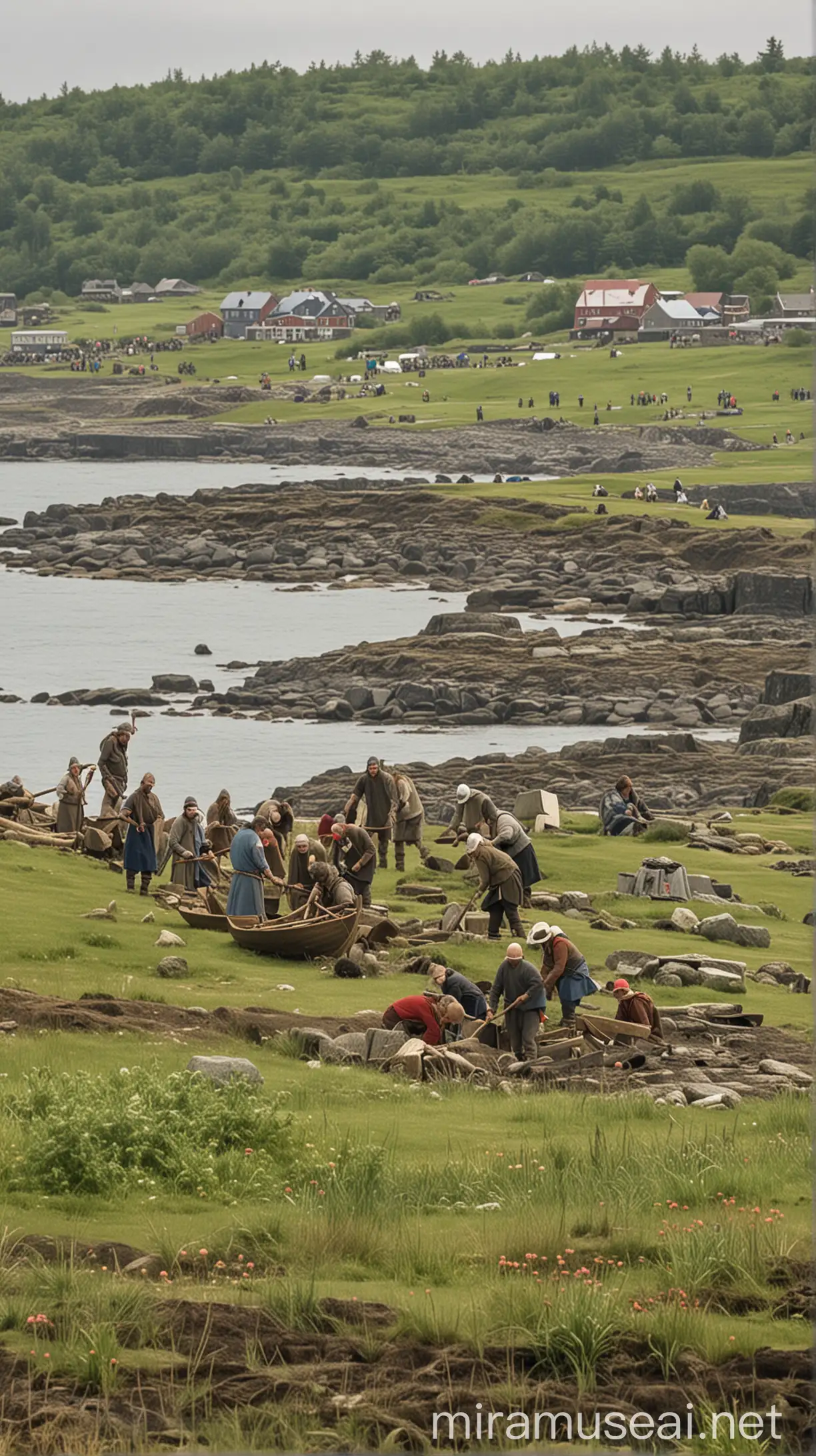 Archaeologists Uncovering Viking Artifacts at LAnse aux Meadows