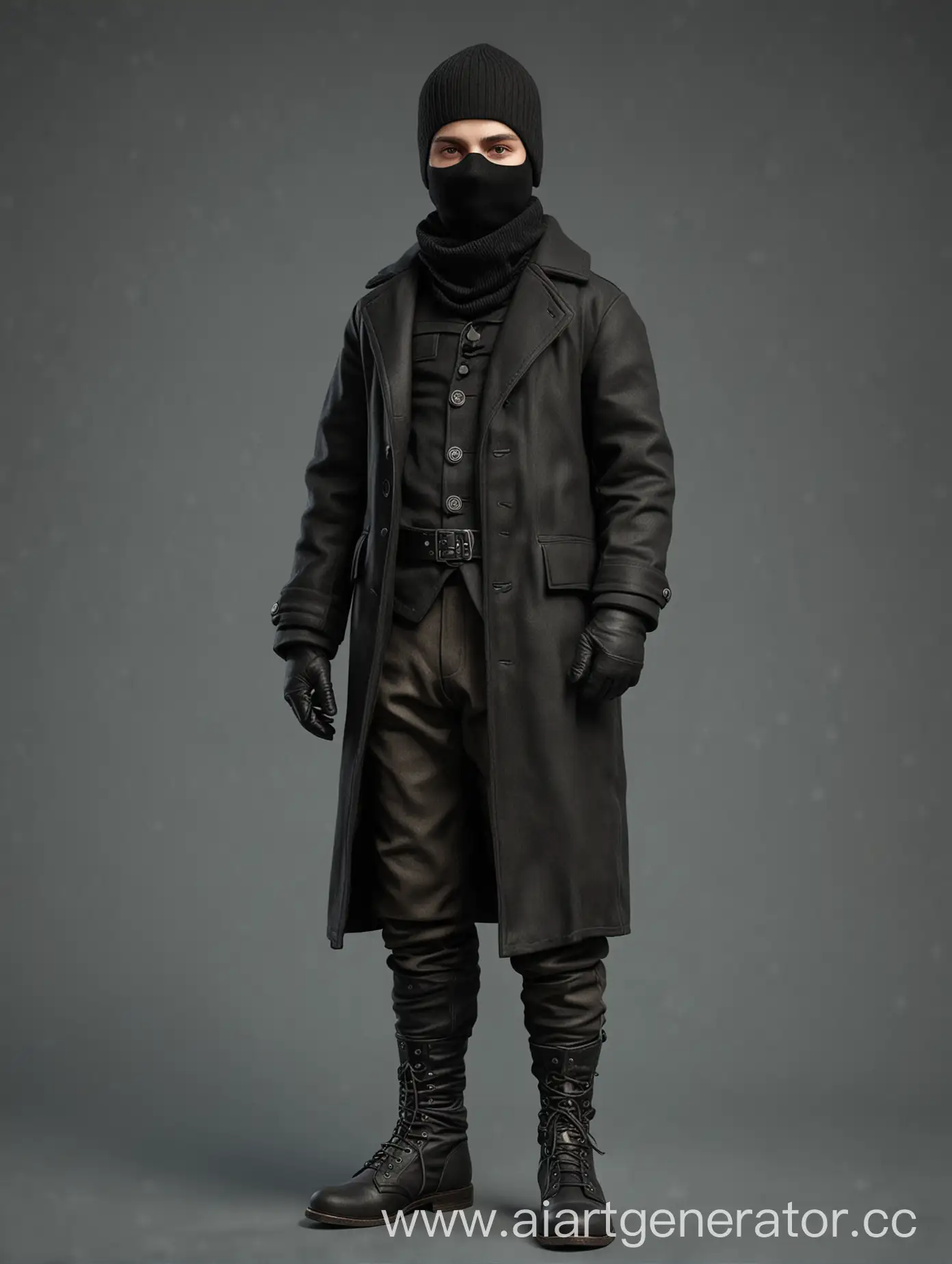 Mysterious-Figure-in-Vintage-Attire-with-Balaclava