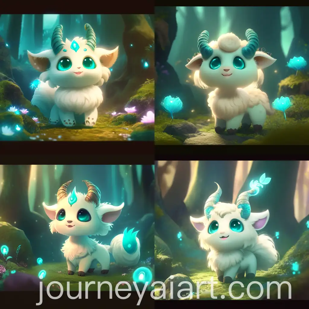 Mystical-Chibi-Fantasy-Creature-in-an-Enchanted-Forest