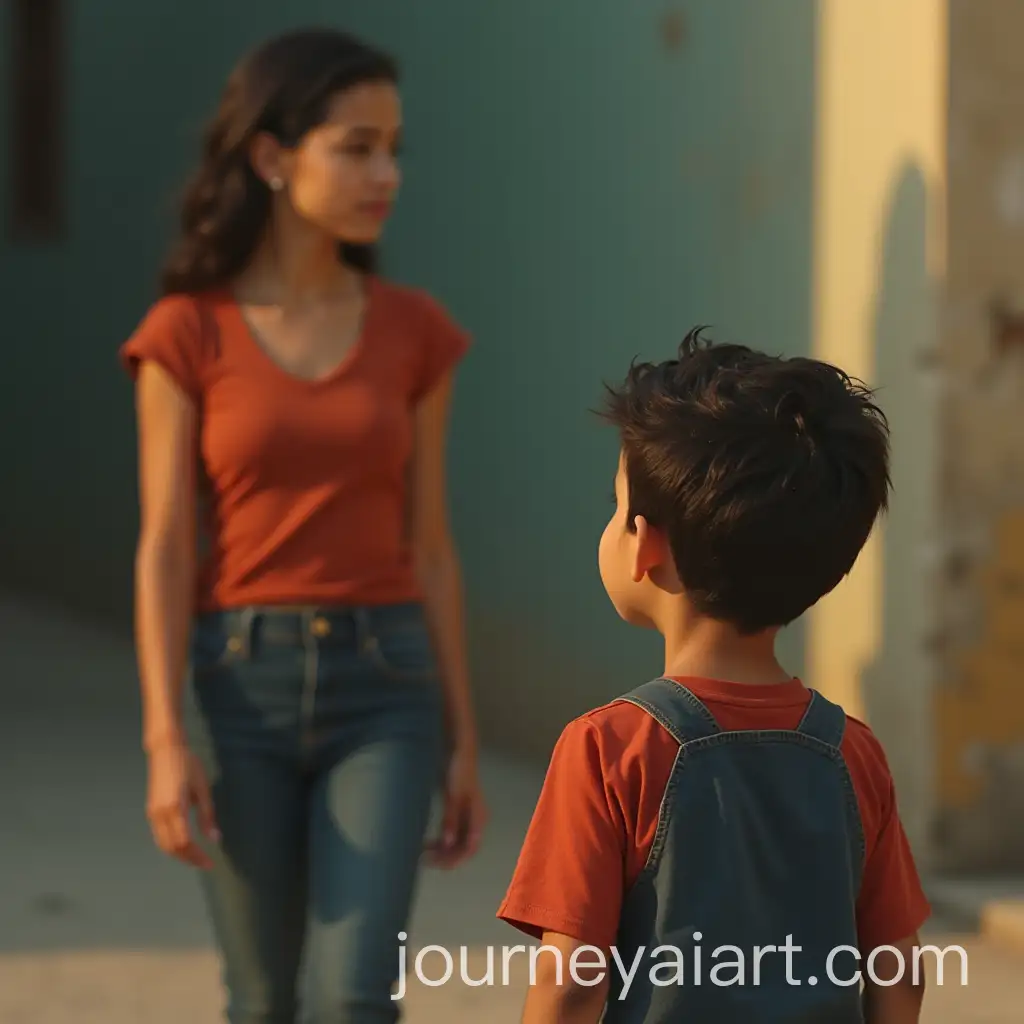 Latino-Young-Mother-and-Son-Reflecting-Together