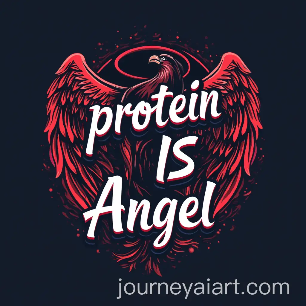 Fresh-and-Healthy-Protein-Angel-Energy-Drink-Logo-Design