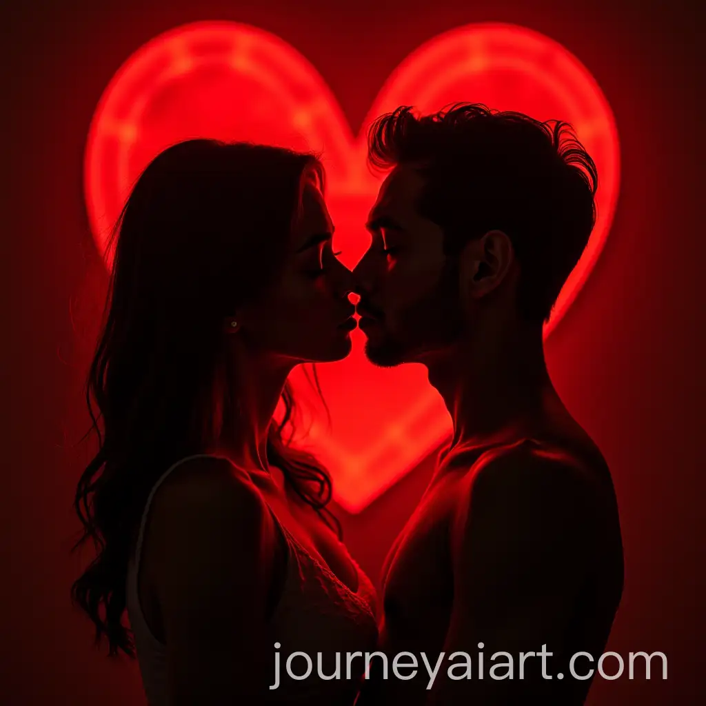 Heartwarming-Artistic-Picture-with-Intense-Red-and-Black-Colors