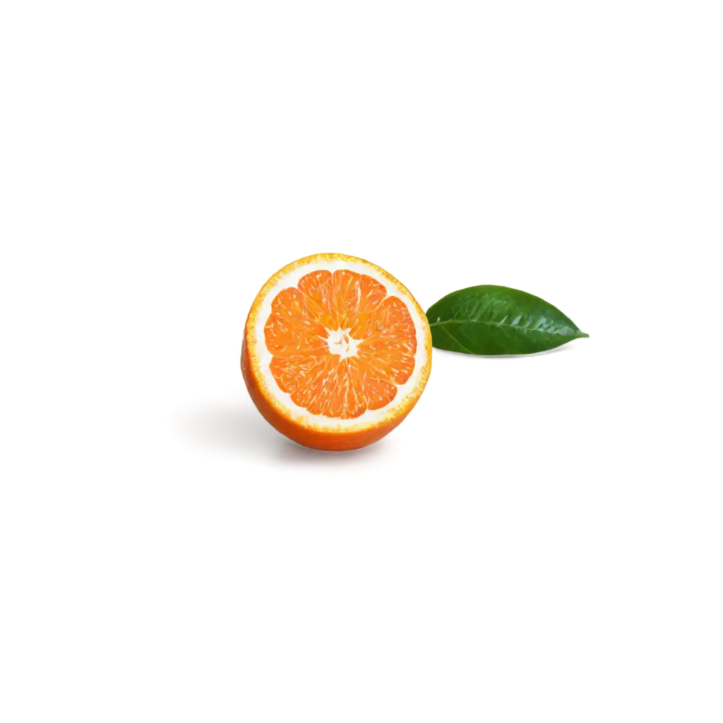 Round Piece of orange