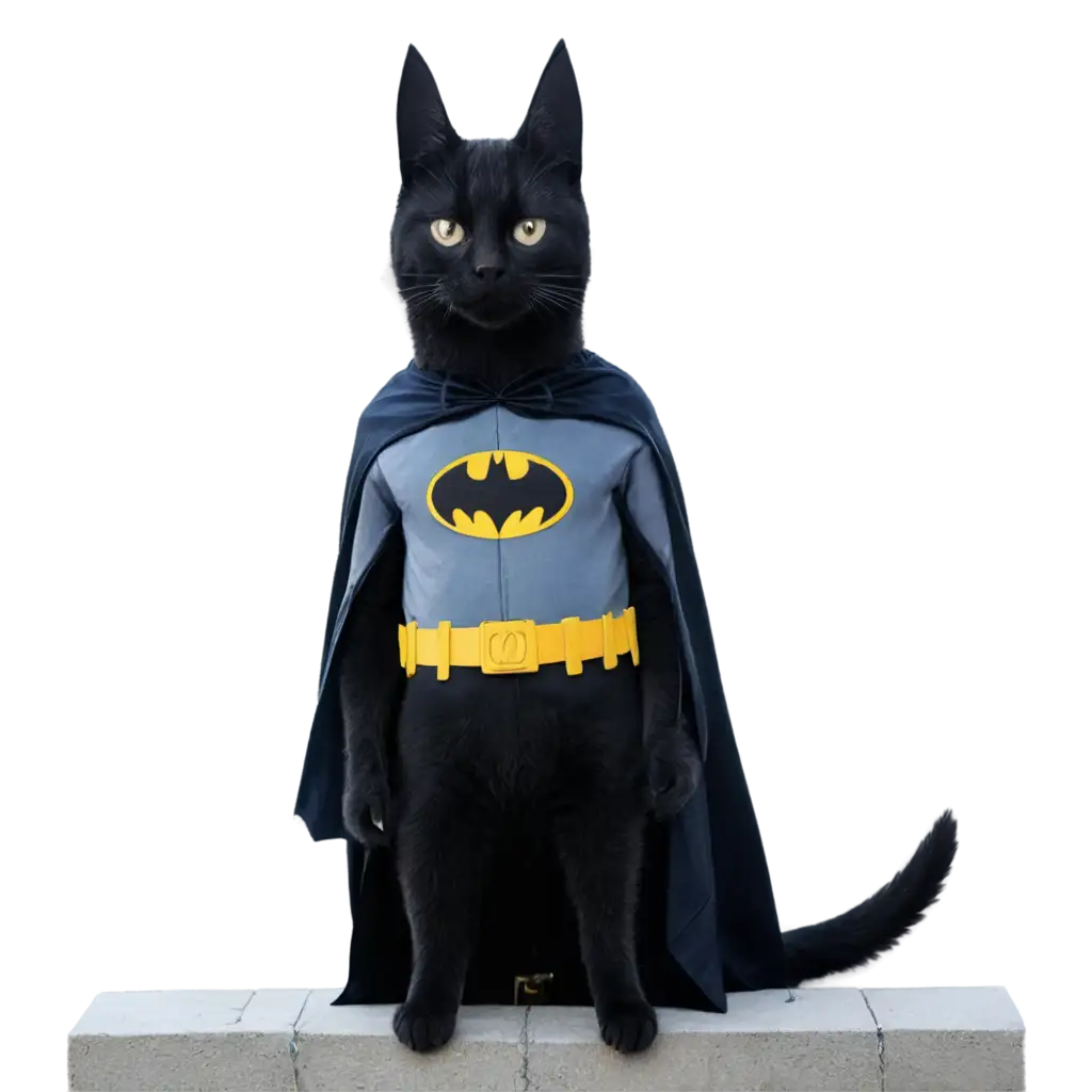 HighQuality-PNG-Image-of-a-Cat-Dressed-as-Batman-on-Top-of-a-Building