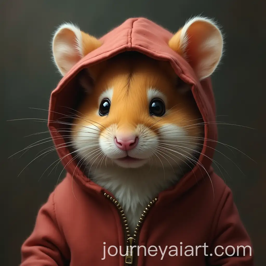 Hamster-in-a-Hood-in-the-Style-of-Ivan-Shishkin