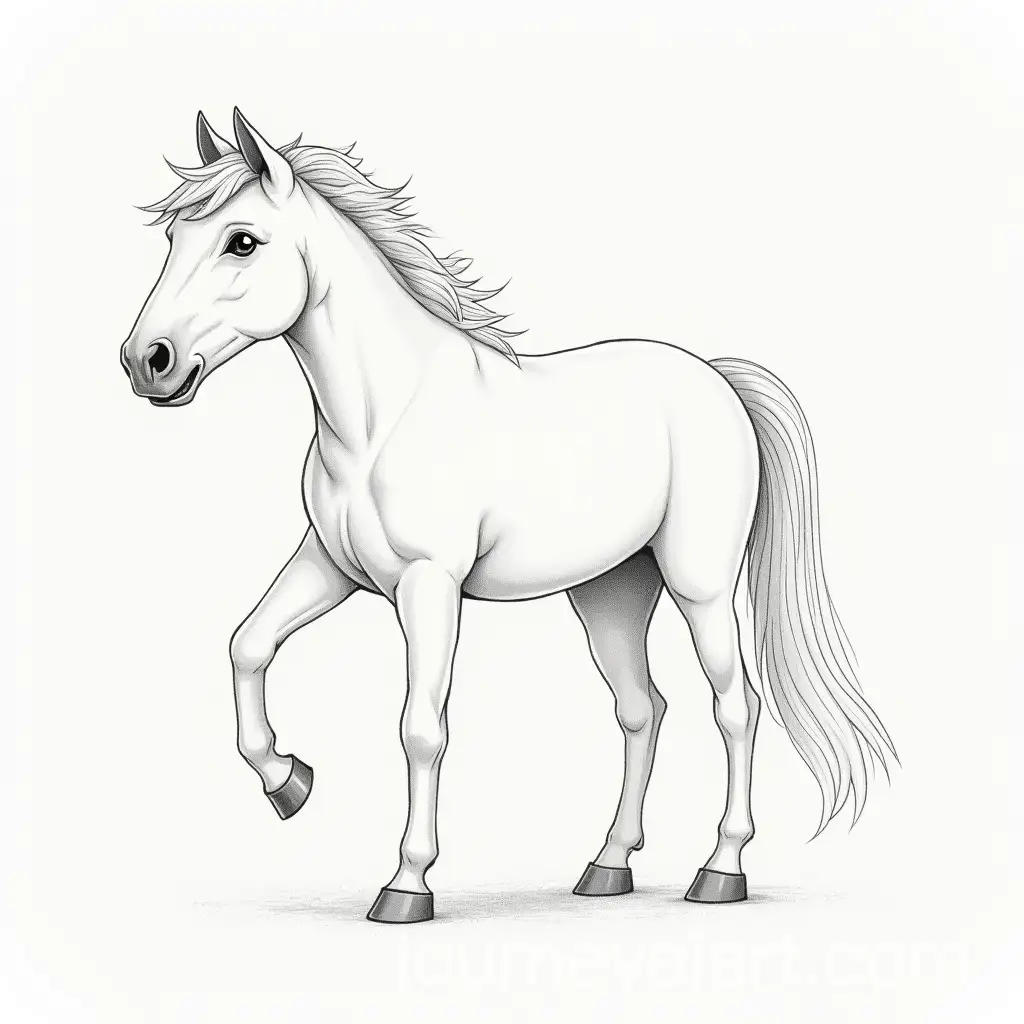 Majestic-Horse-in-a-Natural-Landscape