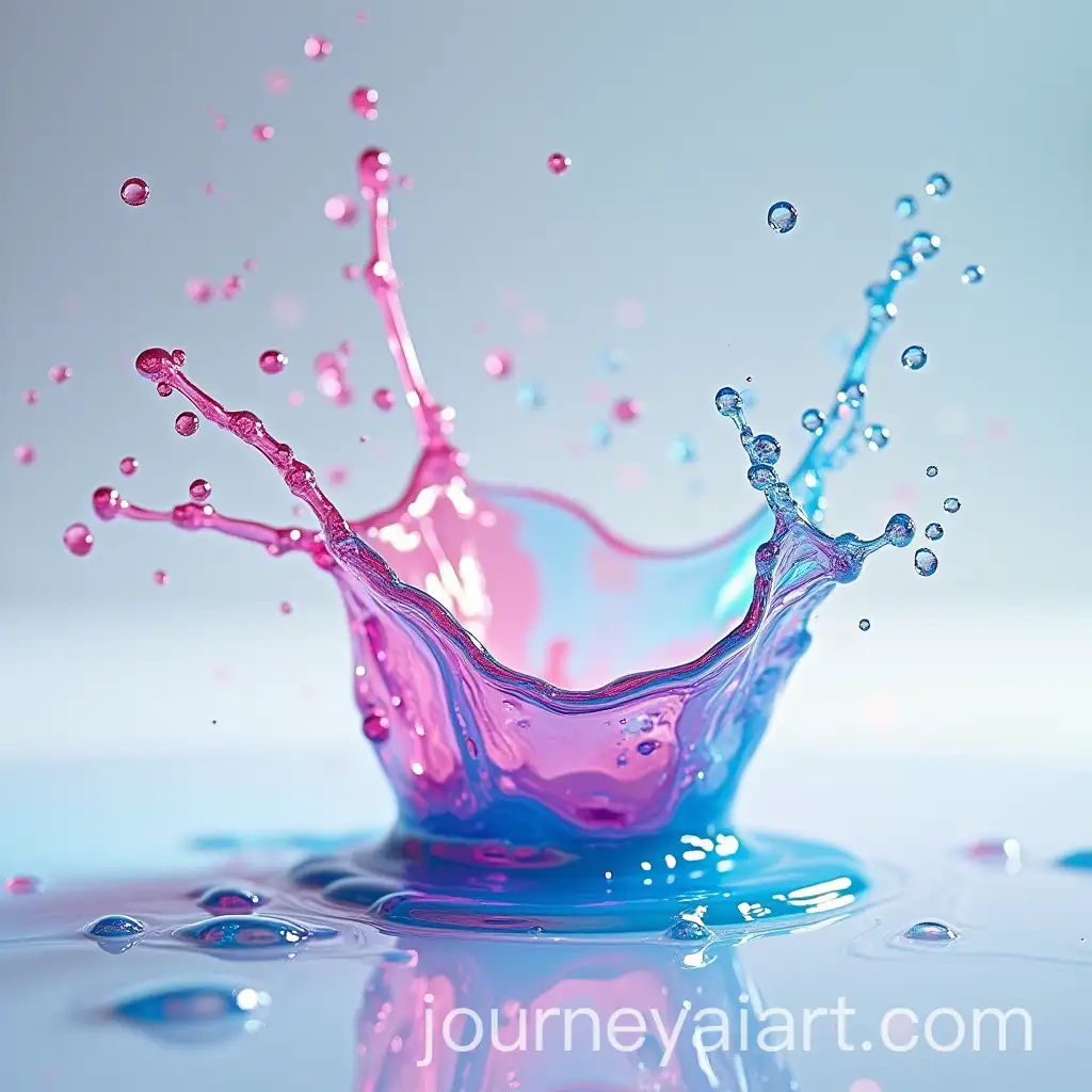 Holographic-Floating-Paint-Splash-in-Macro-View