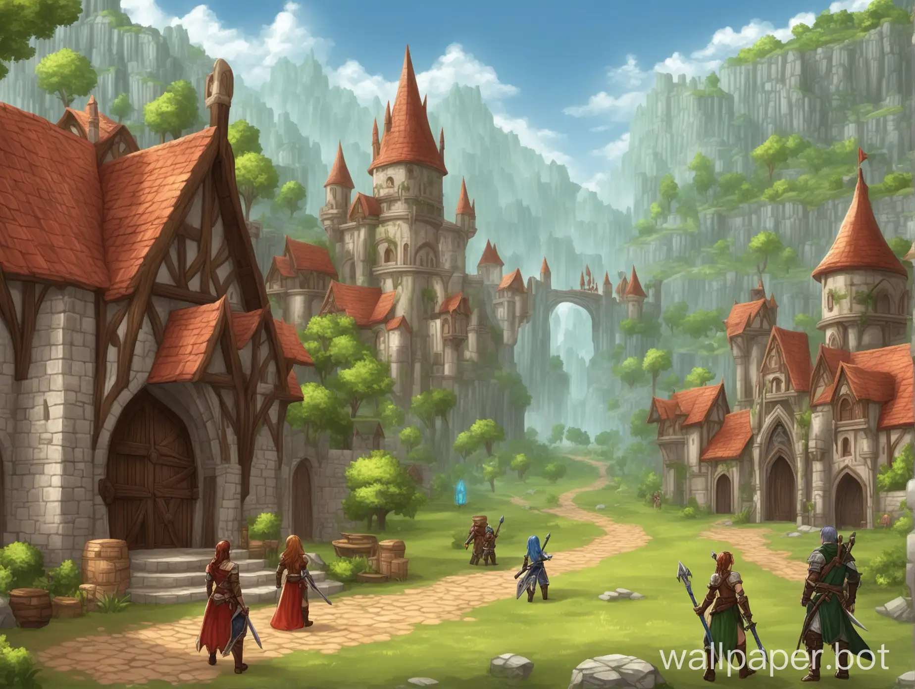 rpg mmo fantasy like background that is unique