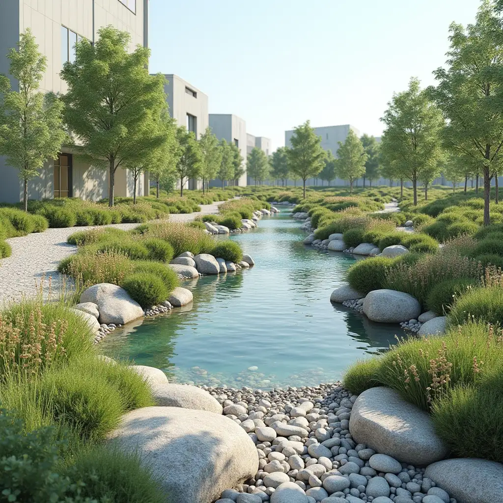 PhotoRealistic-Landscape-Design-with-Bioswales-and-Sensory-Plants