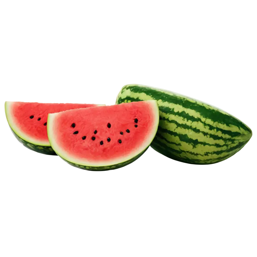 Two-Pieces-of-Watermelon-PNG-Image-for-Creative-Use-and-Design