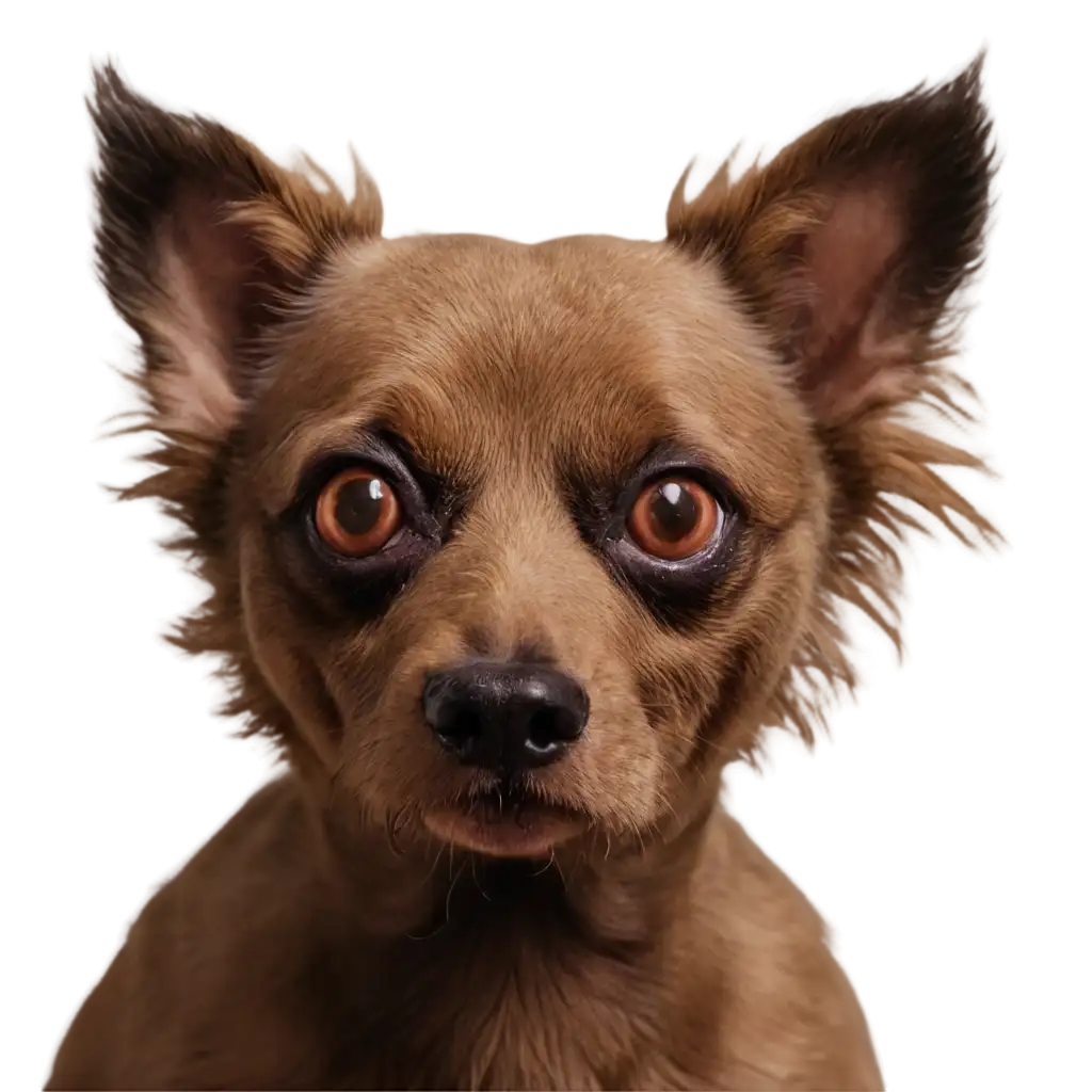 cursed and creepy dog, make it as distorted and creepy as possible. don't make it a normal dog