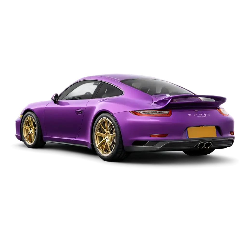 Purple-and-Gold-Porsche-911-PNG-Image-Luxury-Sports-Car-Design