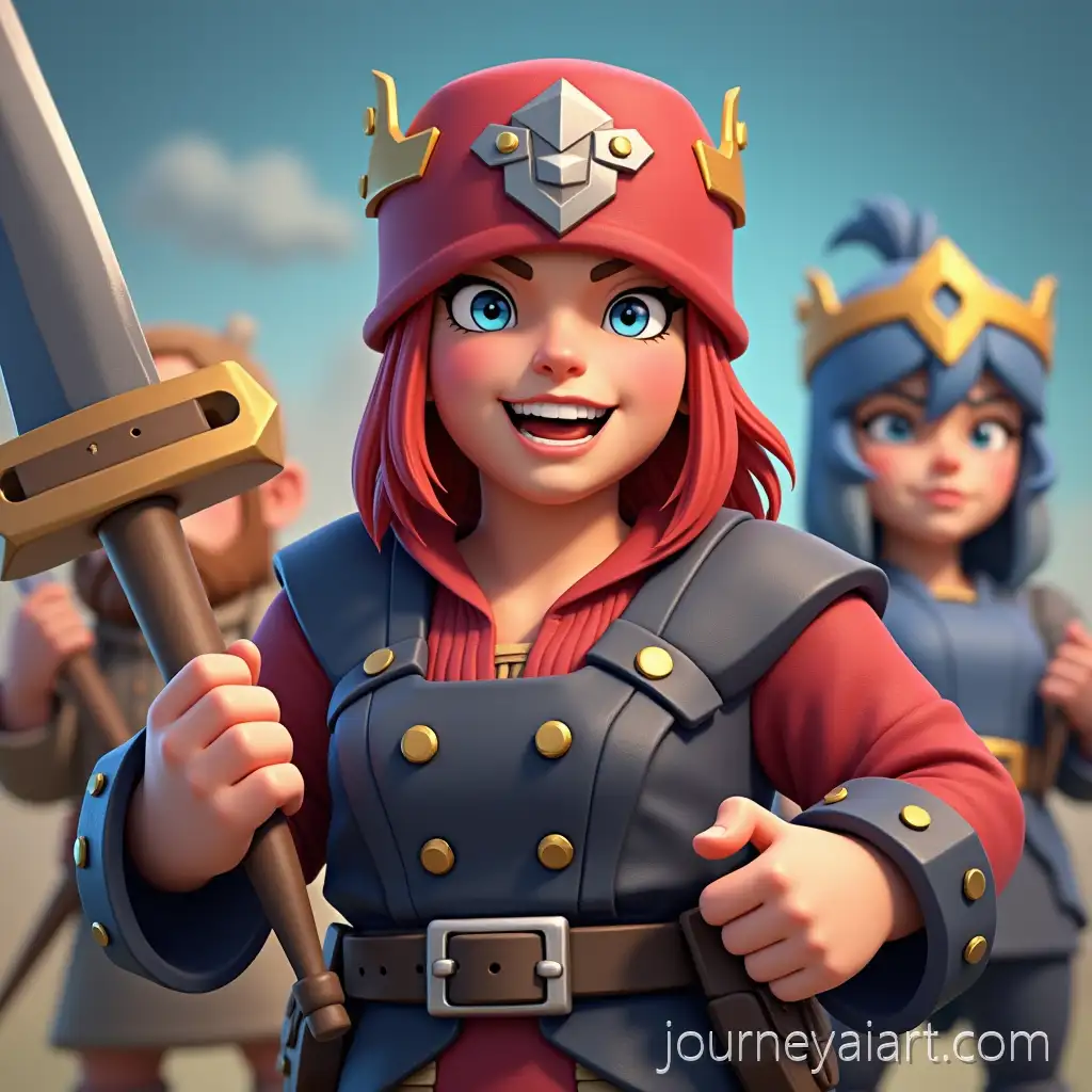 Epic-Clash-Royale-Battle-Arena-with-Fantasy-Warriors-and-Magic-Spells