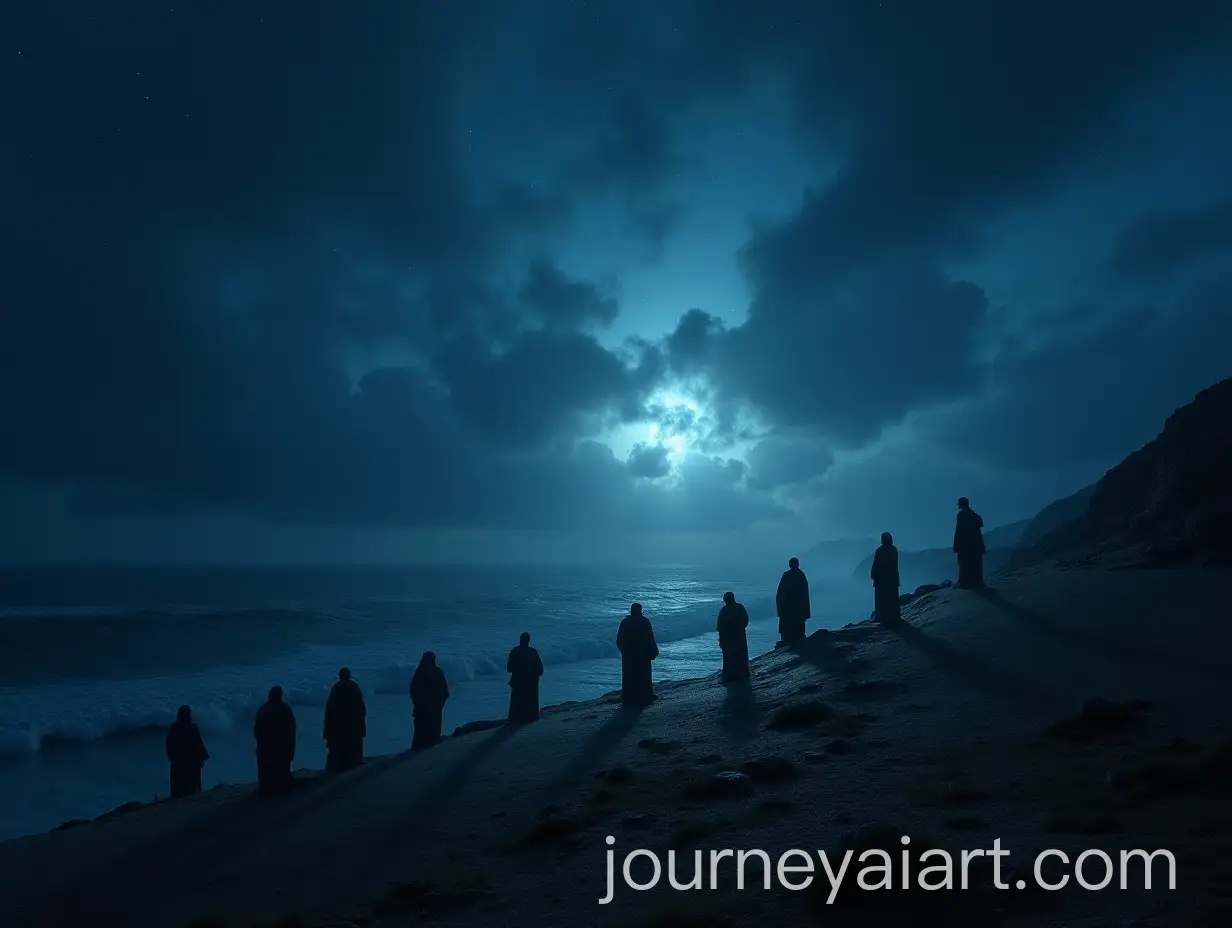 The-Twelve-Apostles-in-Realistic-Nighttime-Setting