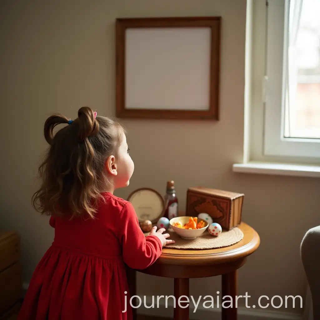 Young-Girl-with-HaftSeen-Table-for-Nowruz-Celebration