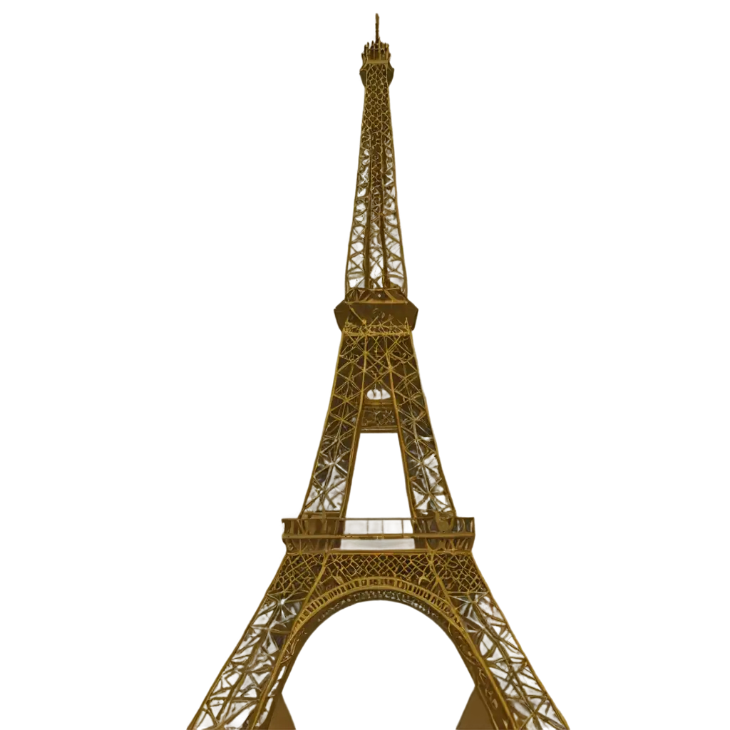 Stunning-Golden-Paris-Tower-PNG-Image-for-Enhanced-Visual-Appeal