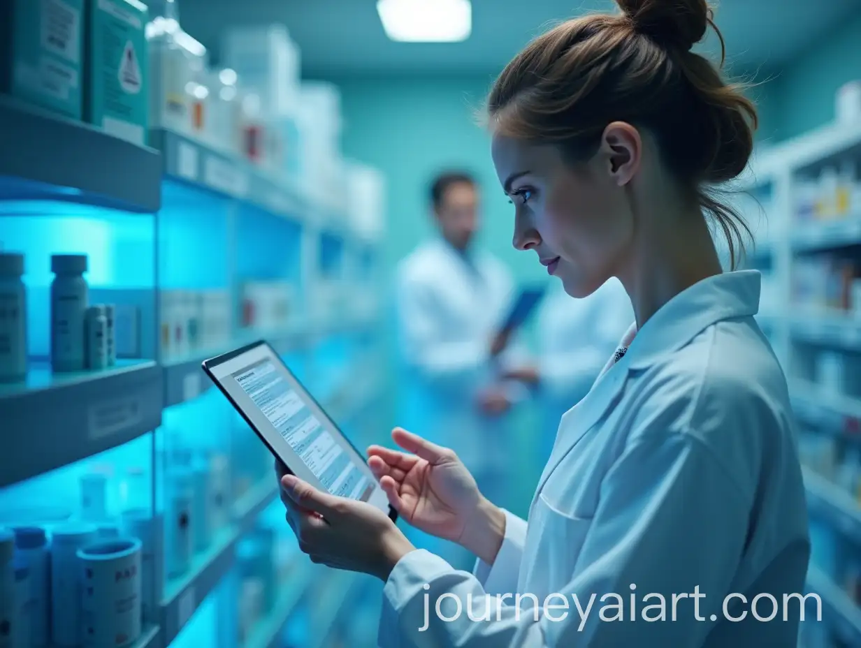 Hospital-Pharmacist-Utilizing-AI-Technology-in-Modern-Healthcare