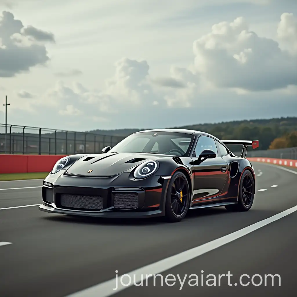 Porsche-911-Racing-on-a-HighSpeed-Track