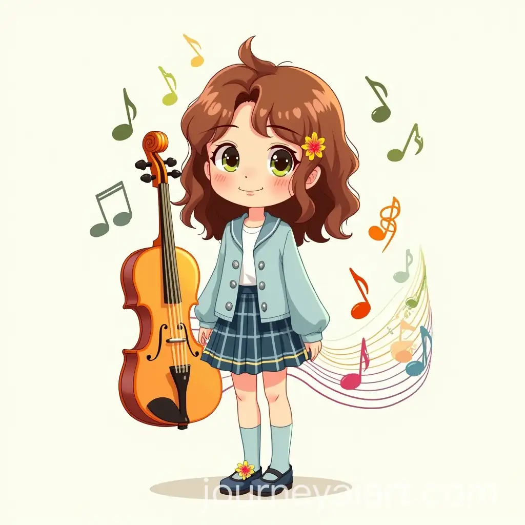 Joyful-Girl-with-Rainbow-Violin-and-Musical-Fireflies