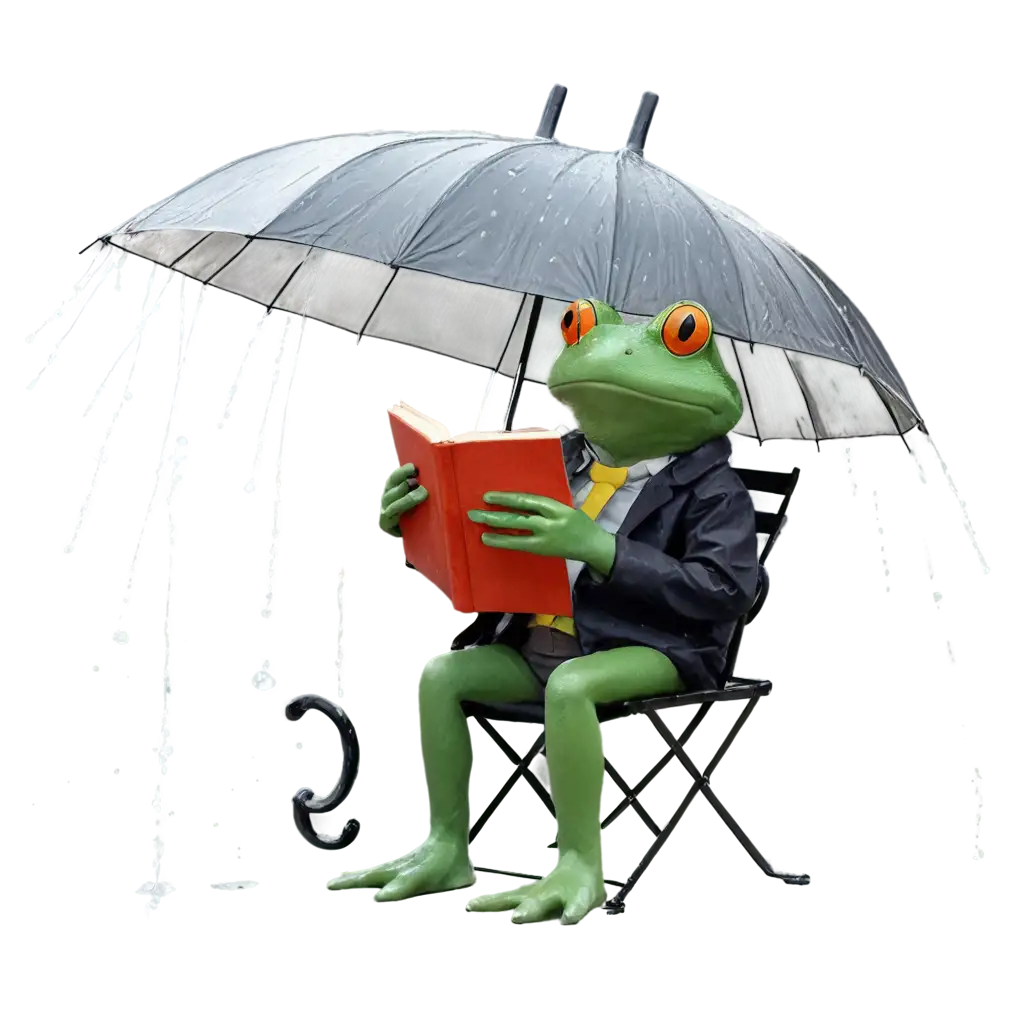 PNG-Image-Frog-Reading-Book-Under-Umbrella-in-the-Rain