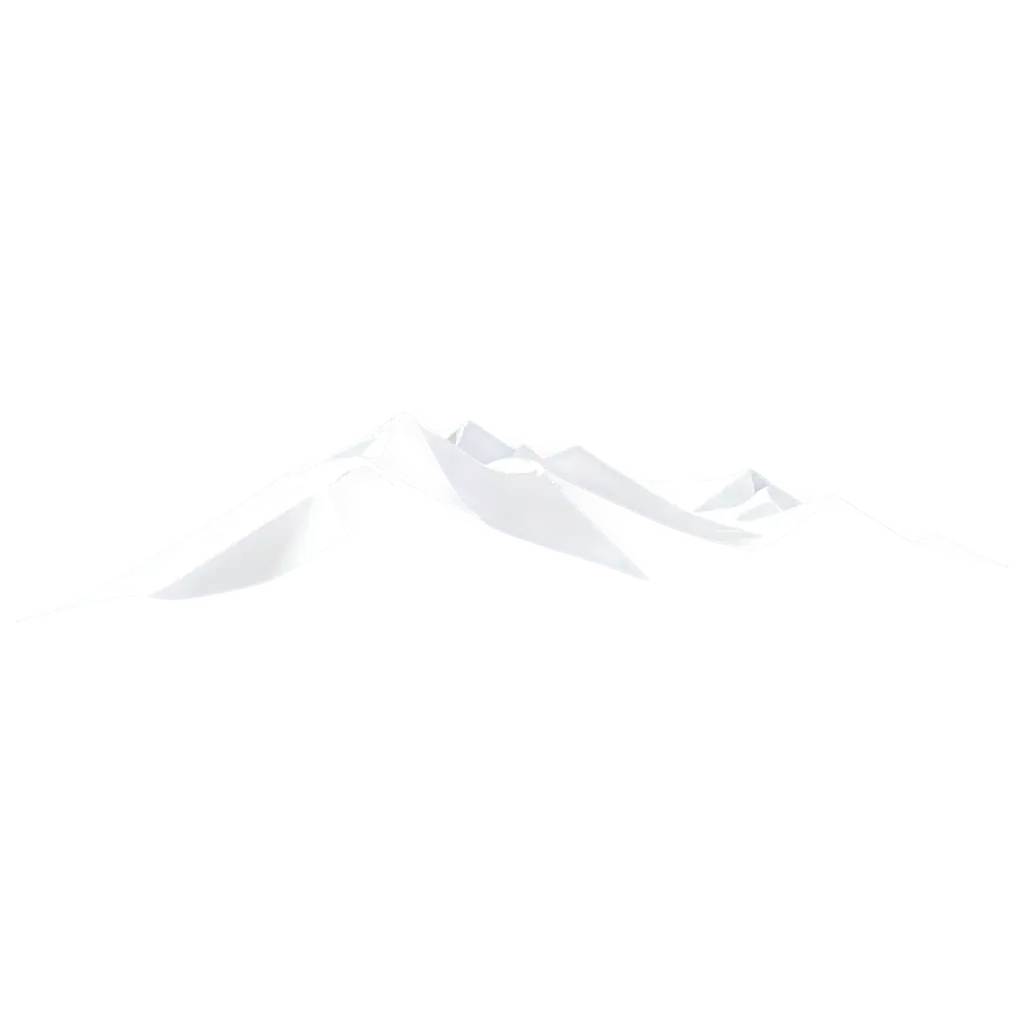 Minimalistic-White-Mountain-PNG-Image-for-Versatile-Use