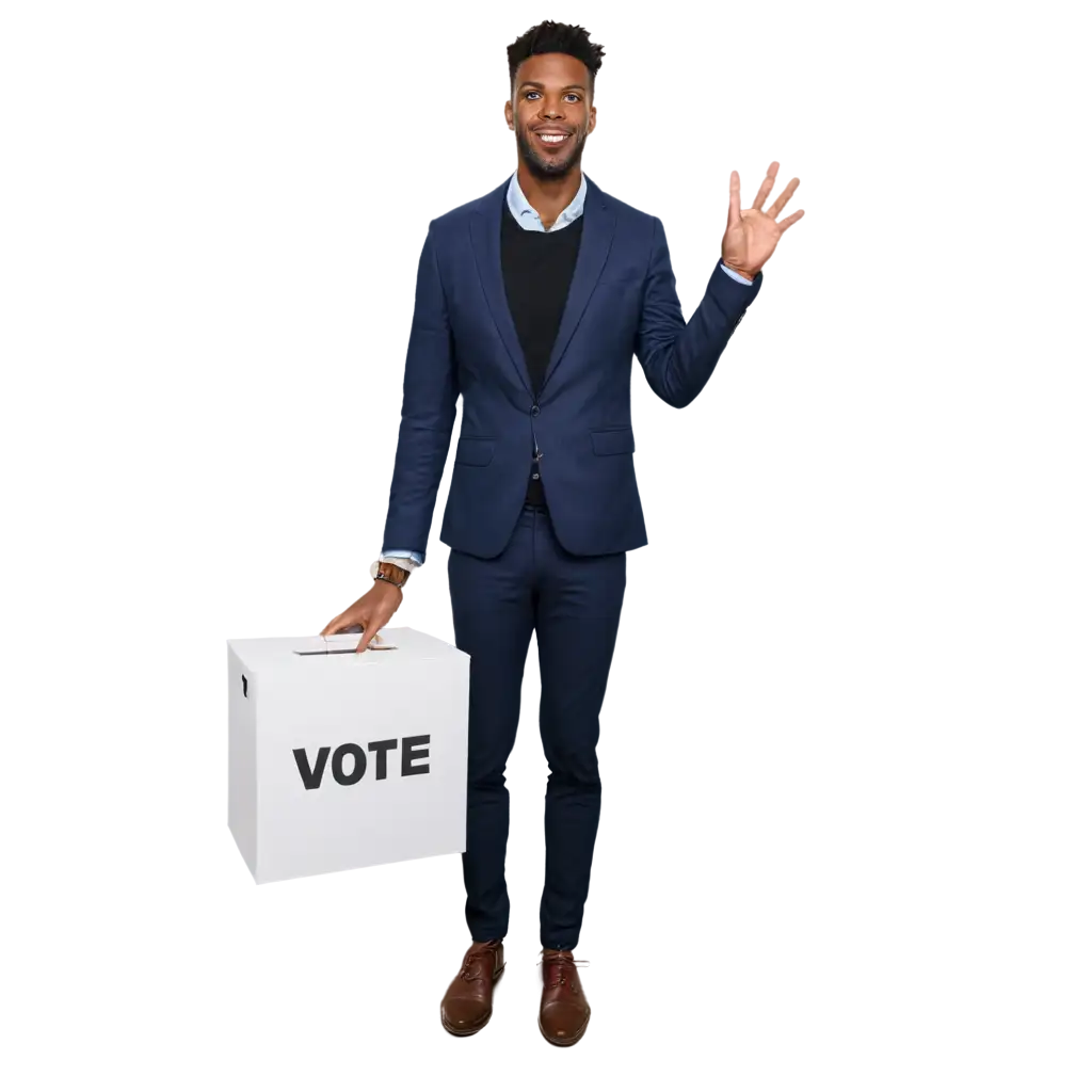 PNG-Image-of-Man-of-Black-Race-Voting-in-Presidential-Elections-Ballot-Box-Interaction