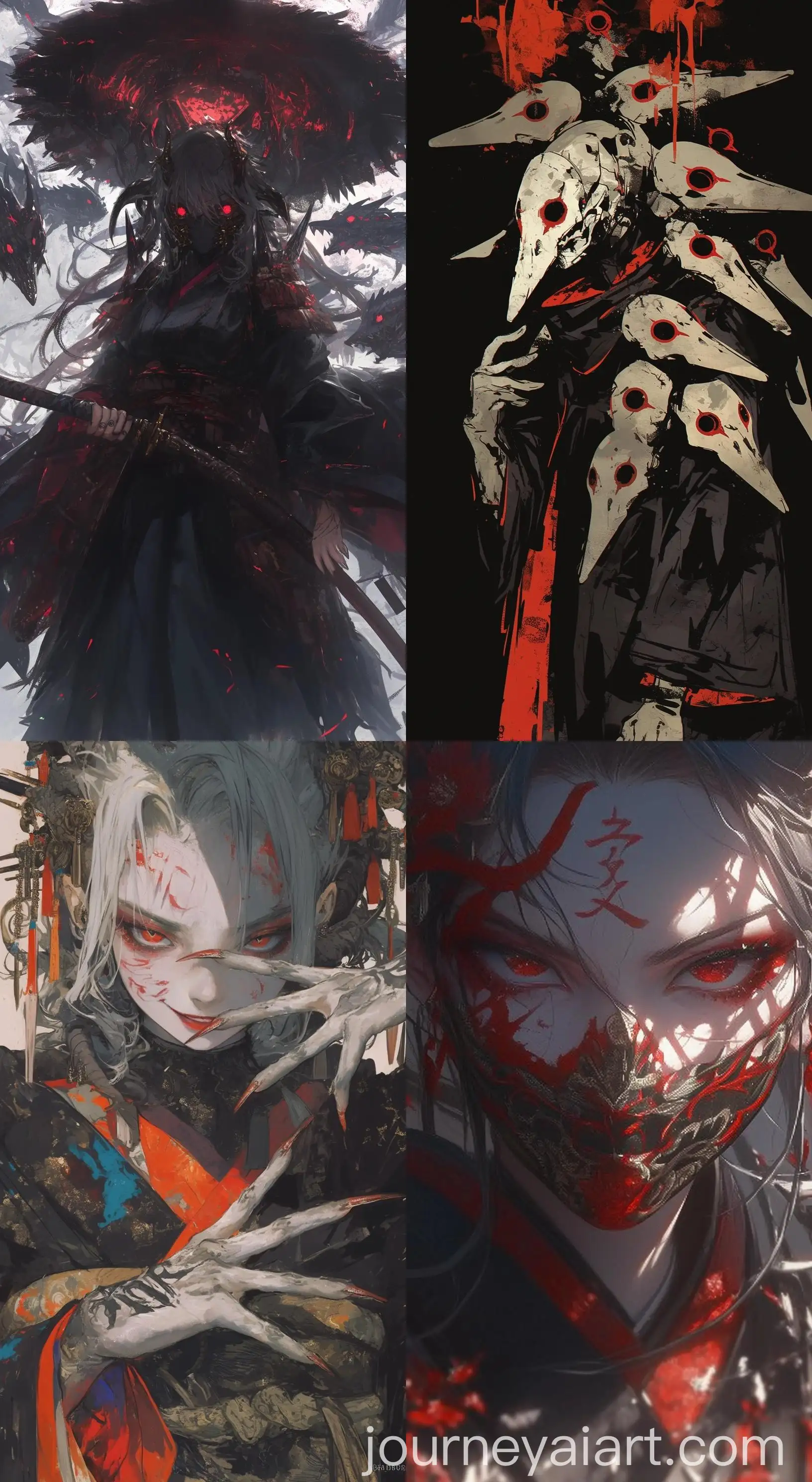 Madara-Uchiha-Covered-with-Japanese-Characters-in-Absurd-Surrealism